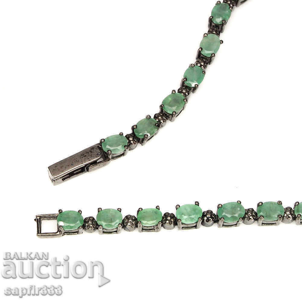 Auction  EMERALD ELEGANT FINE BRACELET