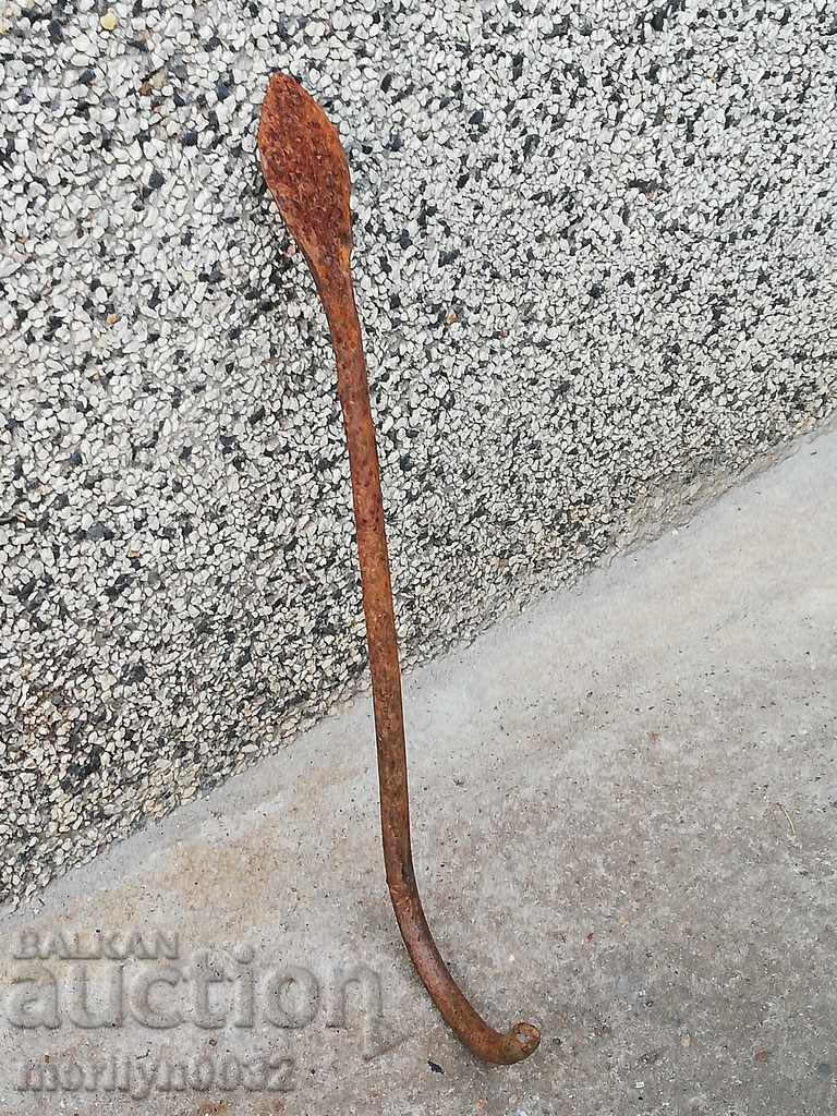 Old forged iron primitive with price 35.00 BGN | € 17.90 Old forged iron primitive with price 35.00 BGN | € 17.90