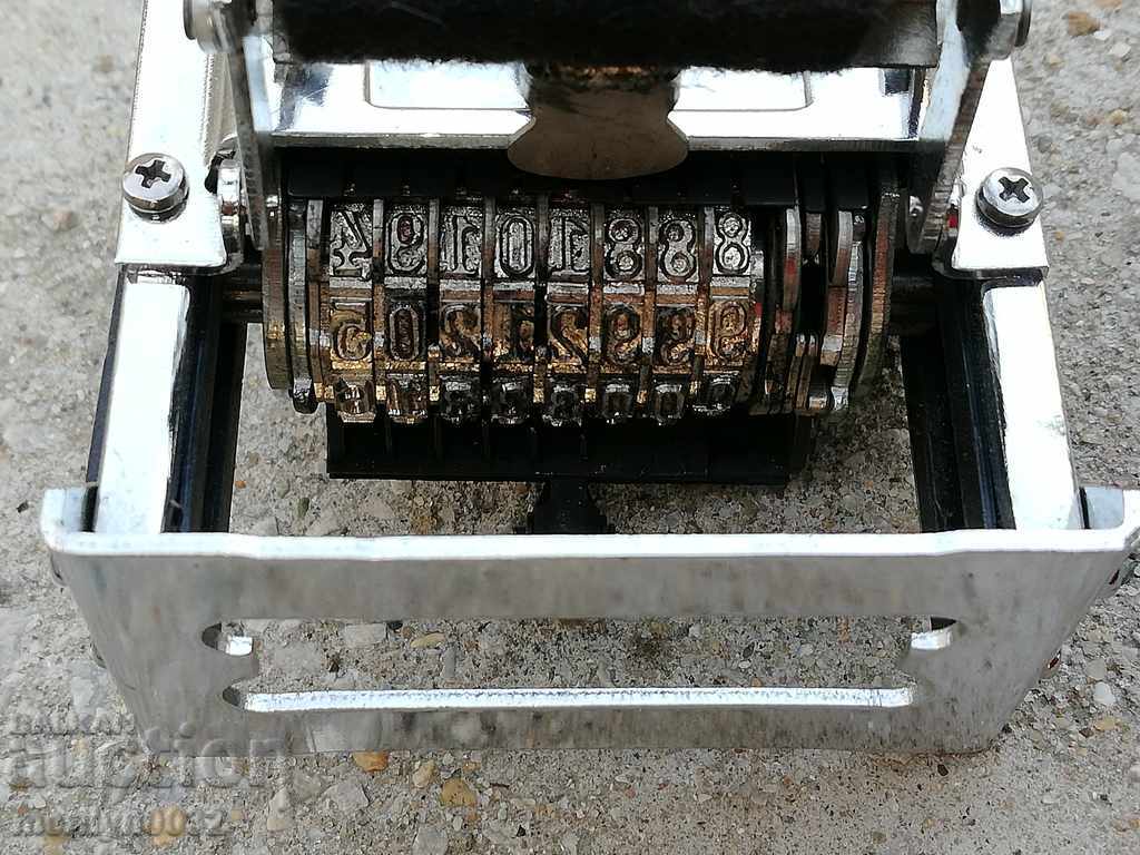 Rotary printing with Bakelite handle China 70s with price 34.00 BGN | € 17.38 Rotary printing with Bakelite handle China 70s with price 34.00 BGN | € 17.38