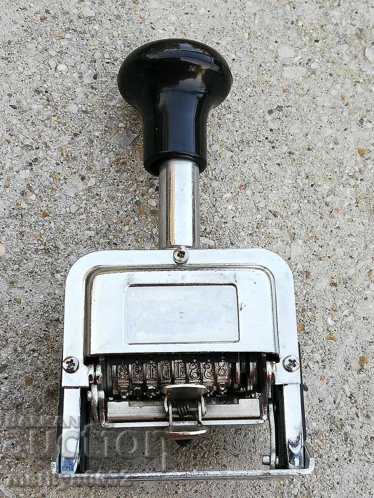 Rotary printing with Bakelite handle China 70s - 6 Rotary printing with Bakelite handle China 70s - 6