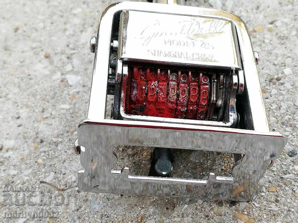 Delivery of Rotary printing with Bakelite handle China 70s Delivery of Rotary printing with Bakelite handle China 70s