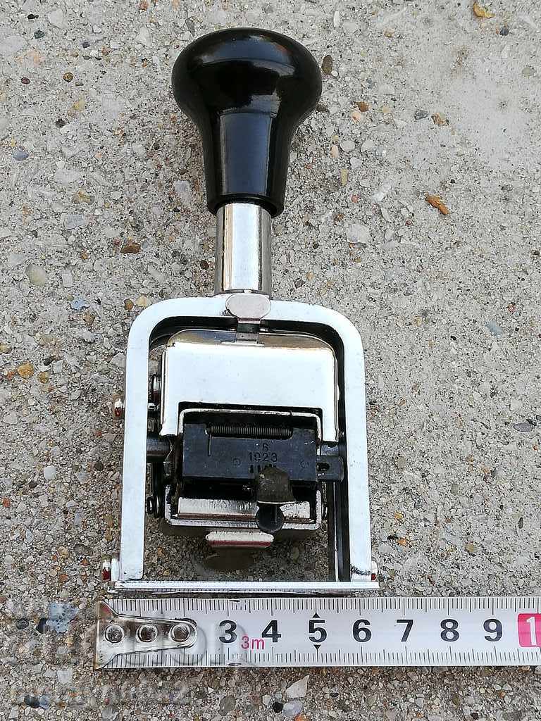 Περιστροφική εκτύπωση με βακελίτη λαβή Κίνα 70s - 6 Περιστροφική εκτύπωση με βακελίτη λαβή Κίνα 70s - 6