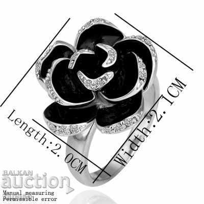 Δαχτυλίδι ραφής τέχνης, τριαντάφυλλο με τιμή 15.00 BGN | € 7.67 Δαχτυλίδι ραφής τέχνης, τριαντάφυλλο με τιμή 15.00 BGN | € 7.67