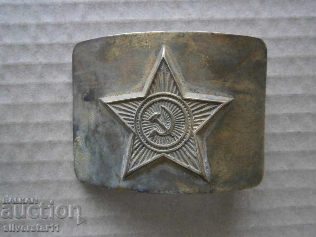 СССР USSR старинна тока блях за офицерски колан WW2 WWII