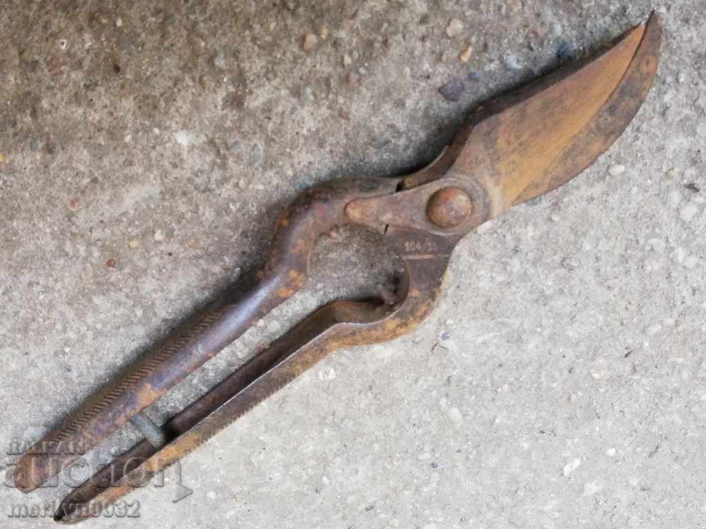 Auction Old viticulture scissors, wrought iron Auction Old viticulture scissors, wrought iron