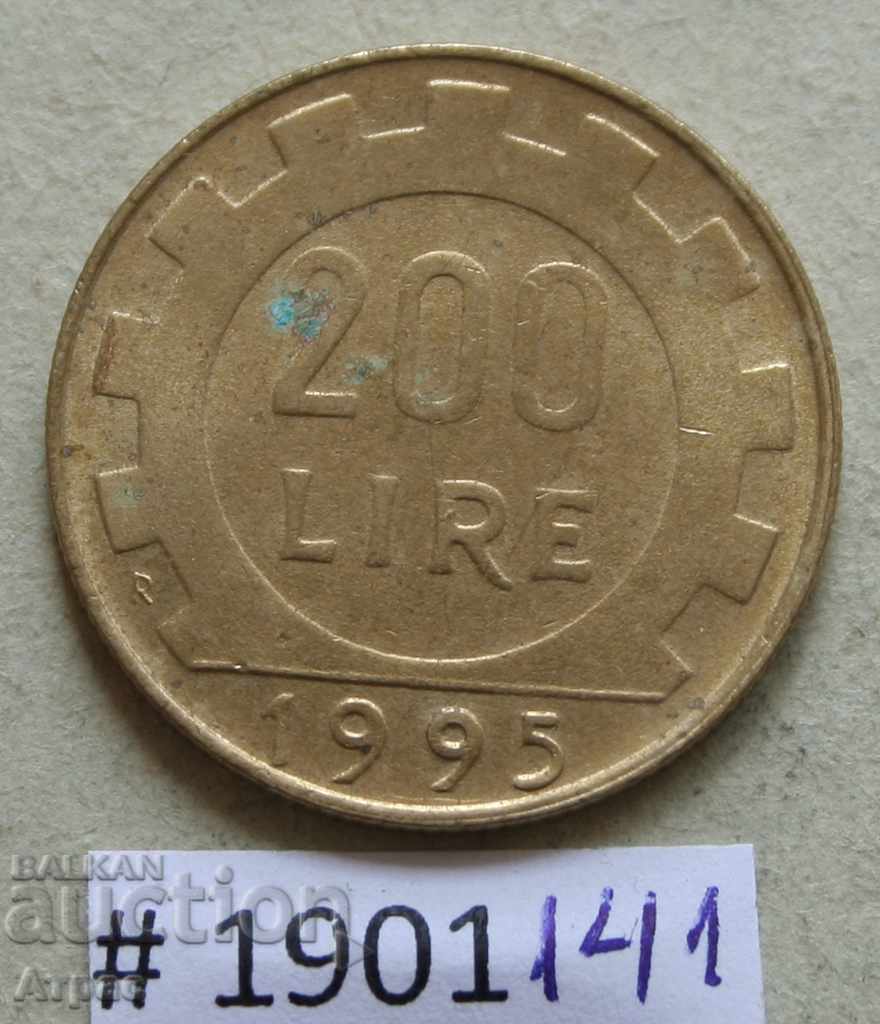 200 лири 1995 Италия