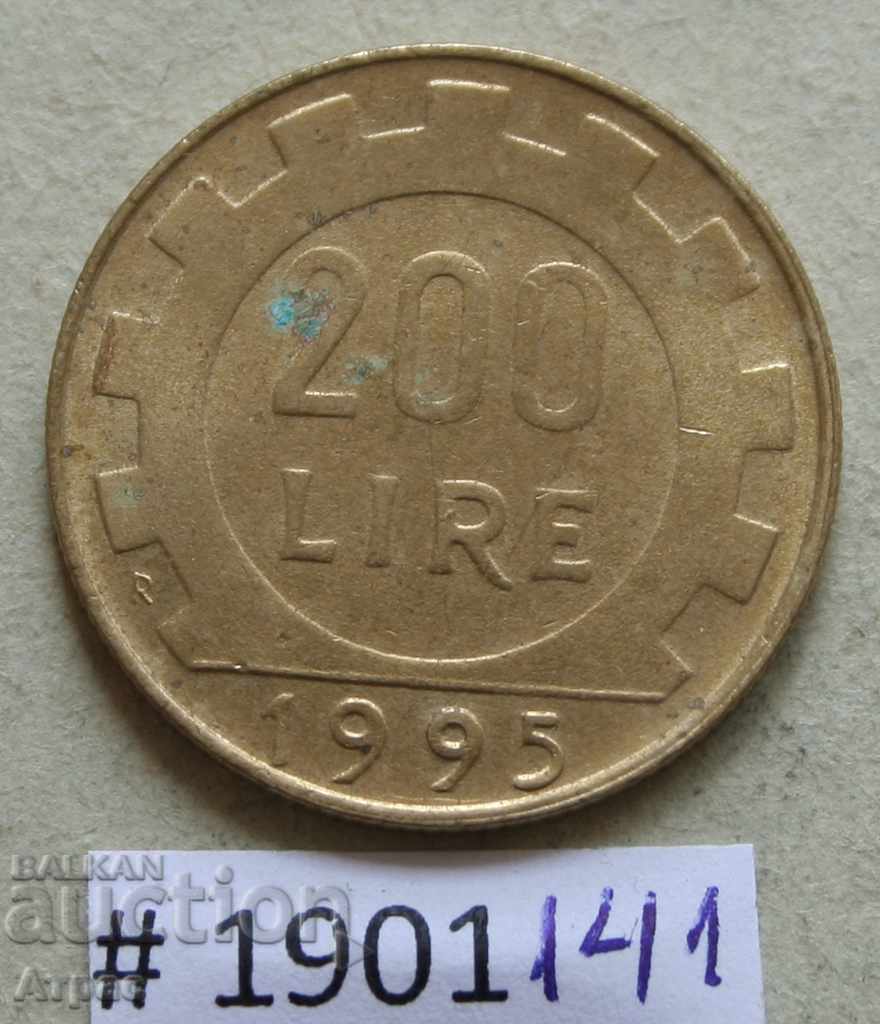 200 de lire sterline 1995 Italia