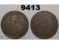 Австралия 1 пени 1918 монета