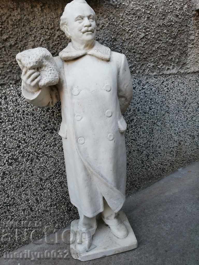 Statue of author figure Georgi Dimitrov sculpture GIPS