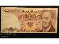 100 zloty POLAND 1986