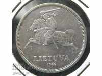 Литва 5 литаса, 1936