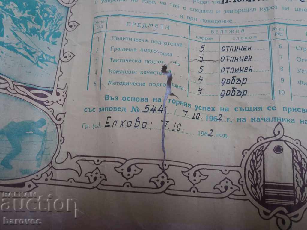 Very rare document testimony with price 14.99 BGN | € 7.66