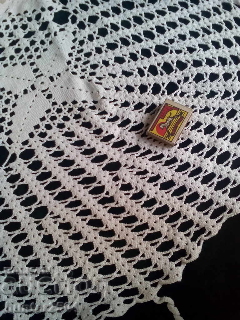 Livrarea Fețe de masă, bumbac, CROȘETATĂ MANUAL cu o singură croșetă elipsă, 180x120cm