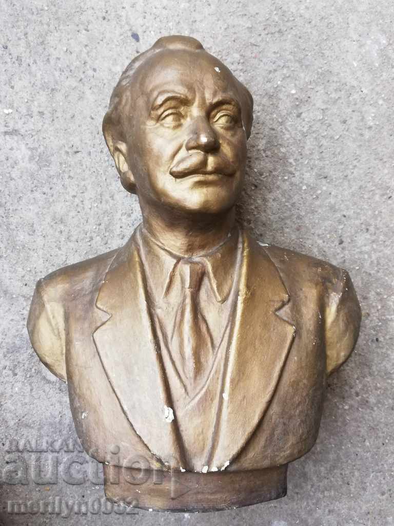 Auction Bust of the leader Georgi Dimitrov plaster figure plastic statuette Auction Bust of the leader Georgi Dimitrov plaster figure plastic statuette