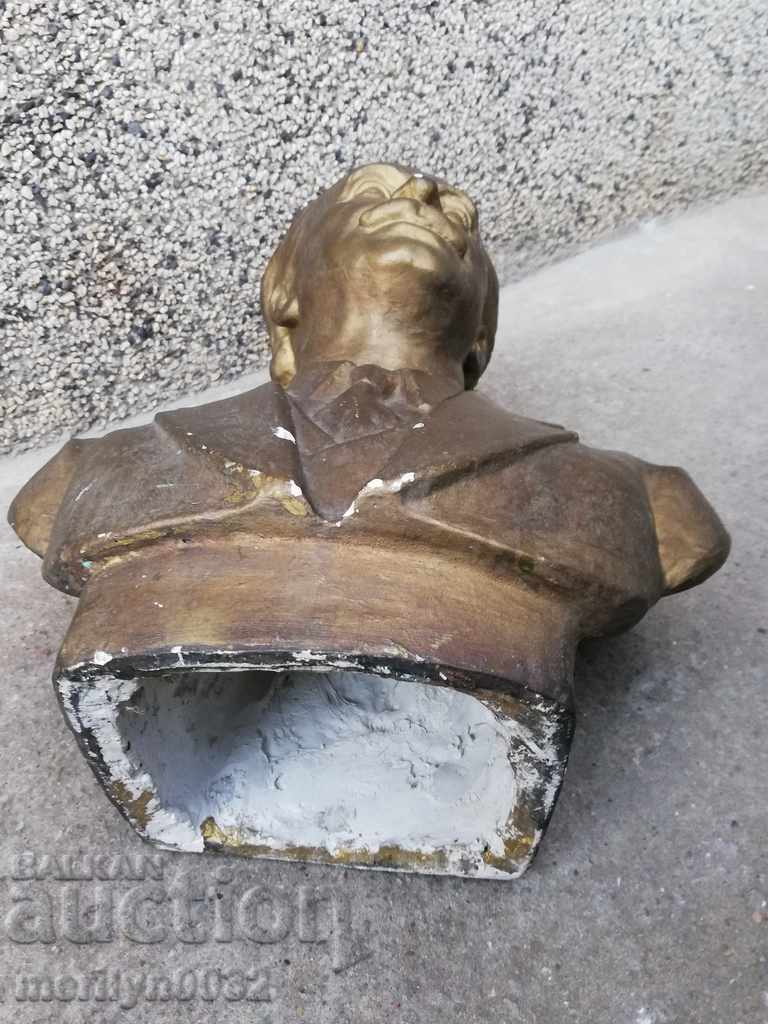 Bust of the leader Georgi Dimitrov plaster figure plastic statuette - 6 Bust of the leader Georgi Dimitrov plaster figure plastic statuette - 6