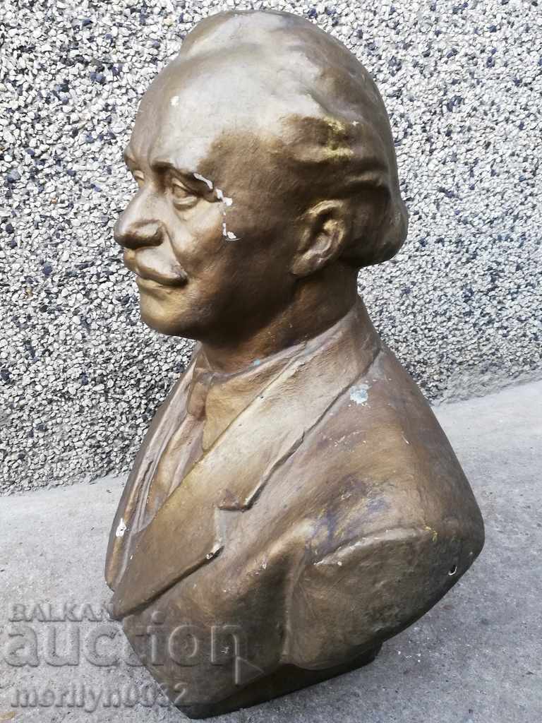 Bust of the lead Georgi Dimitrov figure plastic statuette