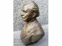 Bust of the lead Georgi Dimitrov figure plastic statuette