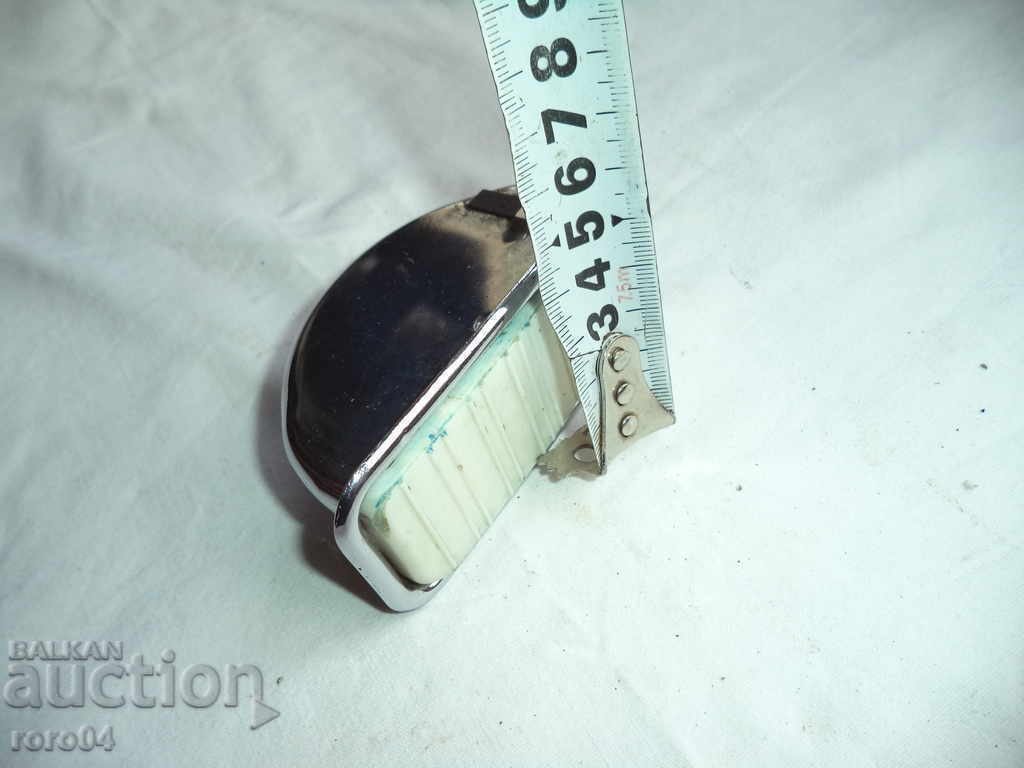 NICKELED ASHTRAY / STAND FROM RETRO CAR - 6