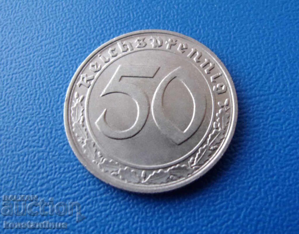 Germania III Reich 50 Pfeif 1939 E Rare cu preț € 63.91 | 125.00 BGN