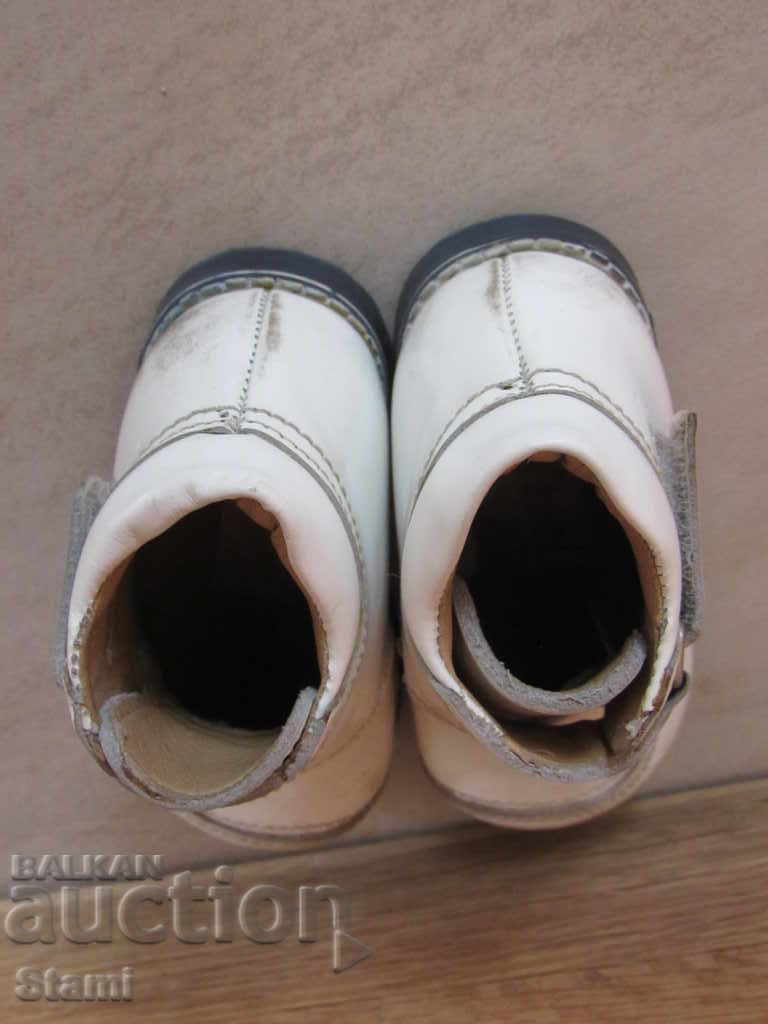 Бебешки кожени обувки за прохождане номер 20 - 5 Бебешки кожени обувки за прохождане номер 20 - 5