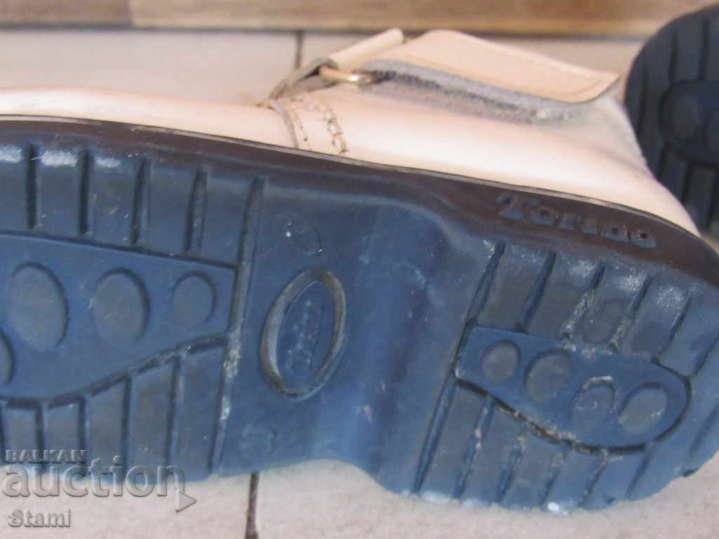 Бебешки кожени обувки за прохождане номер 20 - 6 Бебешки кожени обувки за прохождане номер 20 - 6