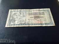 Yugoslavia bancnota 1000 dinari de calitate VF din 1981