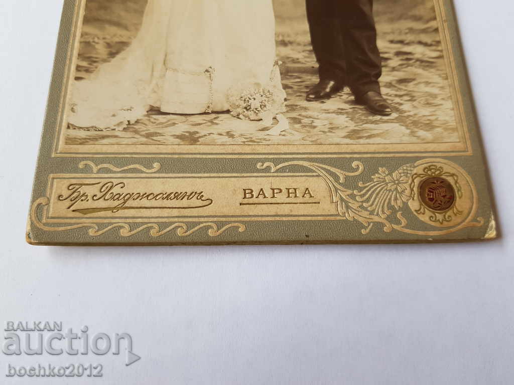 Rare Bulgarian princely photo of a naval officer-HADZHOLIAN-VARNA with price 125.00 BGN | € 63.91 Rare Bulgarian princely photo of a naval officer-HADZHOLIAN-VARNA with price 125.00 BGN | € 63.91