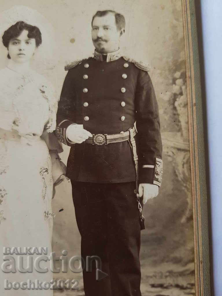 Auction Rare Bulgarian princely photo of a naval officer-HADZHOLIAN-VARNA Auction Rare Bulgarian princely photo of a naval officer-HADZHOLIAN-VARNA