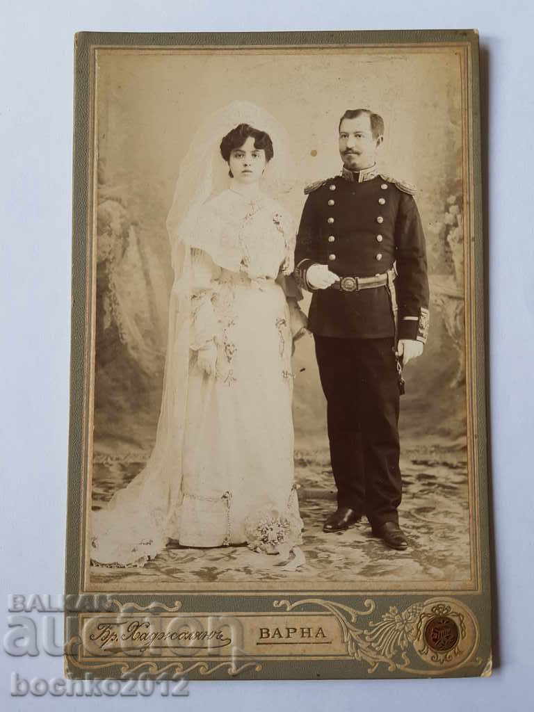 Rare bulgare. ofițer naval fotografic princiar-HADJOLYAN-VARNA