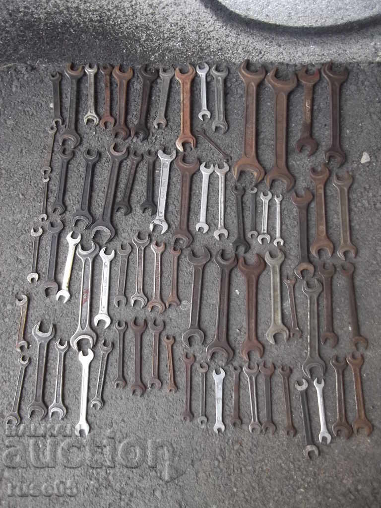 Lot of 71 pcs. wrenches