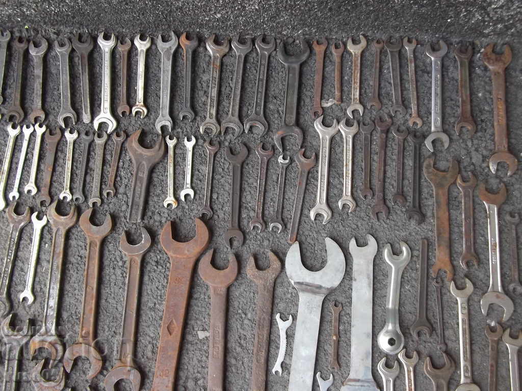 Auction Lot of 153 pcs. wrenches Auction Lot of 153 pcs. wrenches