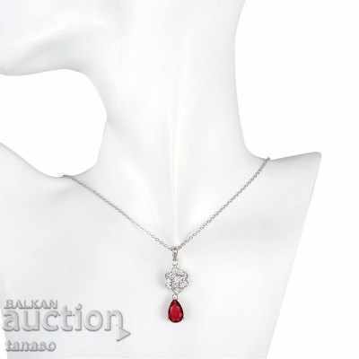 Auction Neodymium necklace with zirconium and titanium finish Auction Neodymium necklace with zirconium and titanium finish