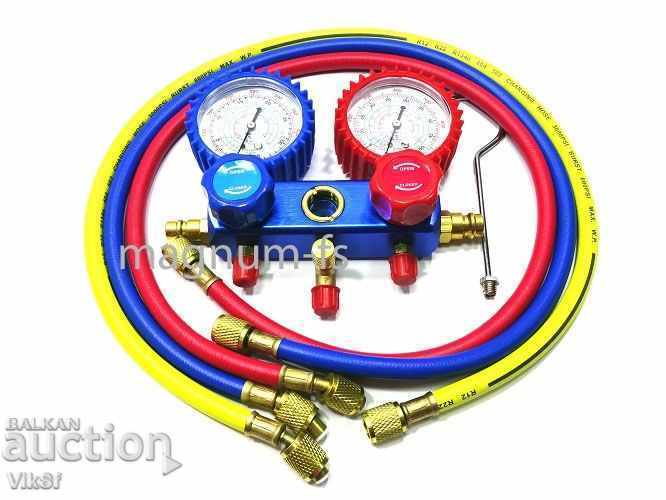 Manometric block, double, for air conditioners - MN with price 130.00 BGN | € 66.47