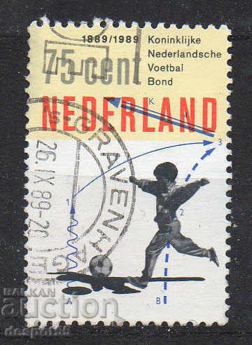 1989. Olanda. 100 de ani de la Asociația Olandeză de Fotbal.