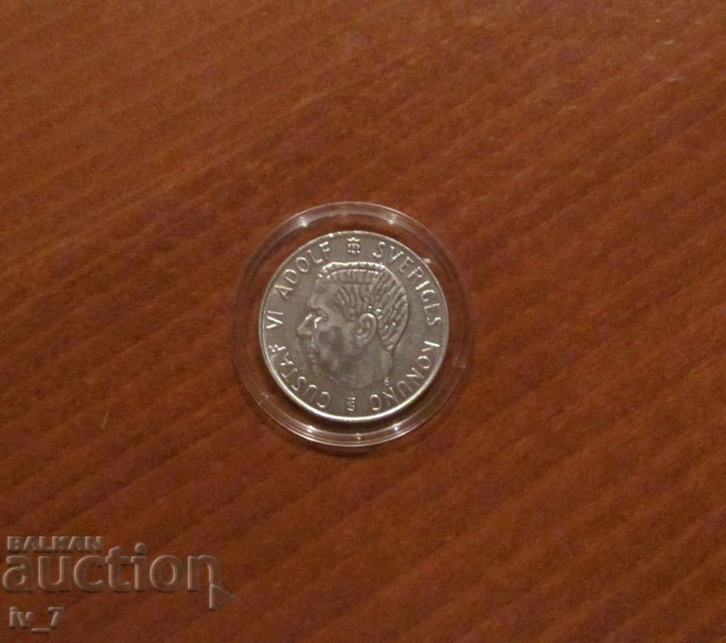 5 KRON 1955 SWEDEN - King Gustav VI Adolf with price 24.99 BGN | € 12.78