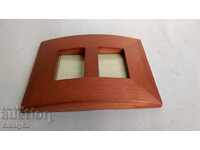 Wooden frame for 2 pictures