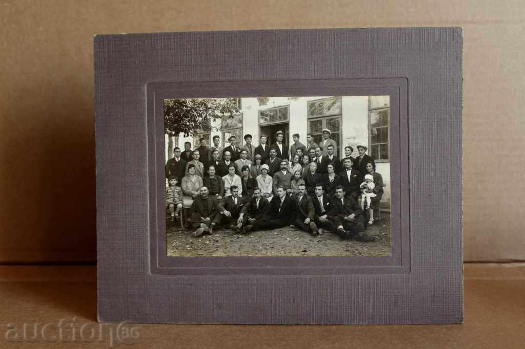 GROUP OLD PHOTO PHOTO CARDBOARD KINGDOM OF BULGARIA GROUP OLD PHOTO PHOTO CARDBOARD KINGDOM OF BULGARIA