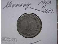 10 Pfennig Γερμανία 1912