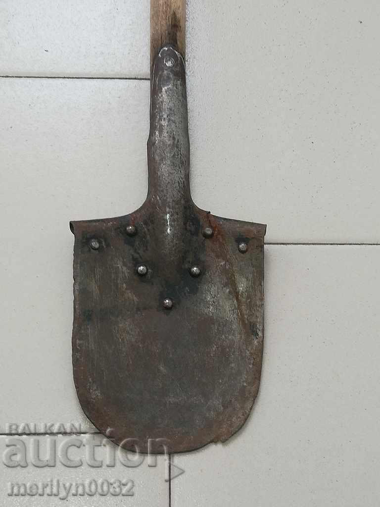Шанцов инструмент немска лопатка 1915 год WW1 Първа световна - 5