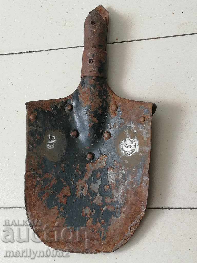 Шанцов инструмент немска лопатка 1915 год WW1 Първа световна