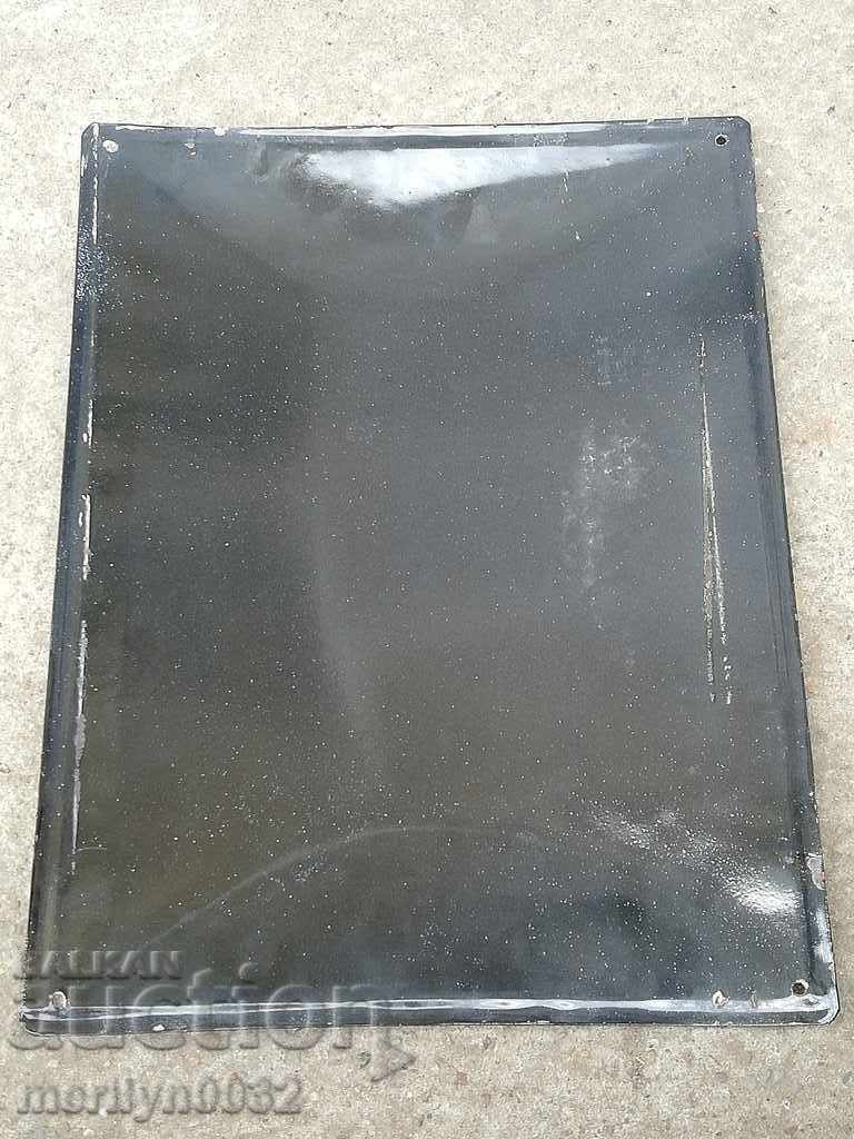 Enamelled inset plate, 40/30 cm label - 6 Enamelled inset plate, 40/30 cm label - 6