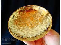 Nut bowl with embossed Capercaillie.