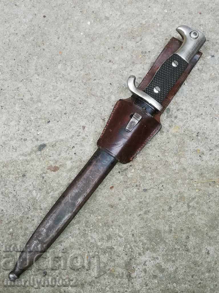 Немски щик пушка Маузер байонет нож кания лопус WW1 WW2 с цена € 453.88 | 887.72 лв.