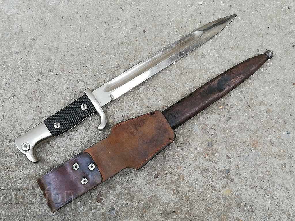 Pușcă cu baionetă germană Cuțit cu baionetă Mauser Kania Lopus WW1 WW2 - 6 Pușcă cu baionetă germană Cuțit cu baionetă Mauser Kania Lopus WW1 WW2 - 6