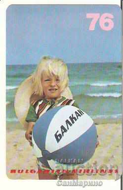 BGA Balkan 1976 Calendar, Type 1