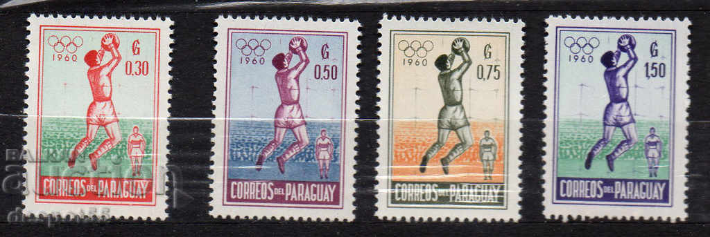 1960. Paraguay. Jocurile Olimpice, Roma - Italia.