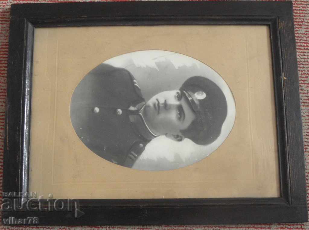 OLD WOOD FRAME - CARD WITH PHOTO - 7 OLD WOOD FRAME - CARD WITH PHOTO - 7