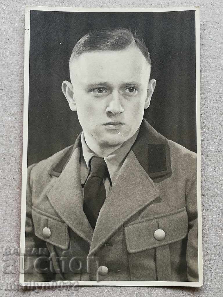 Снимка на немски войник WW2 Вермахт Трети райх ОРИГИНАЛ