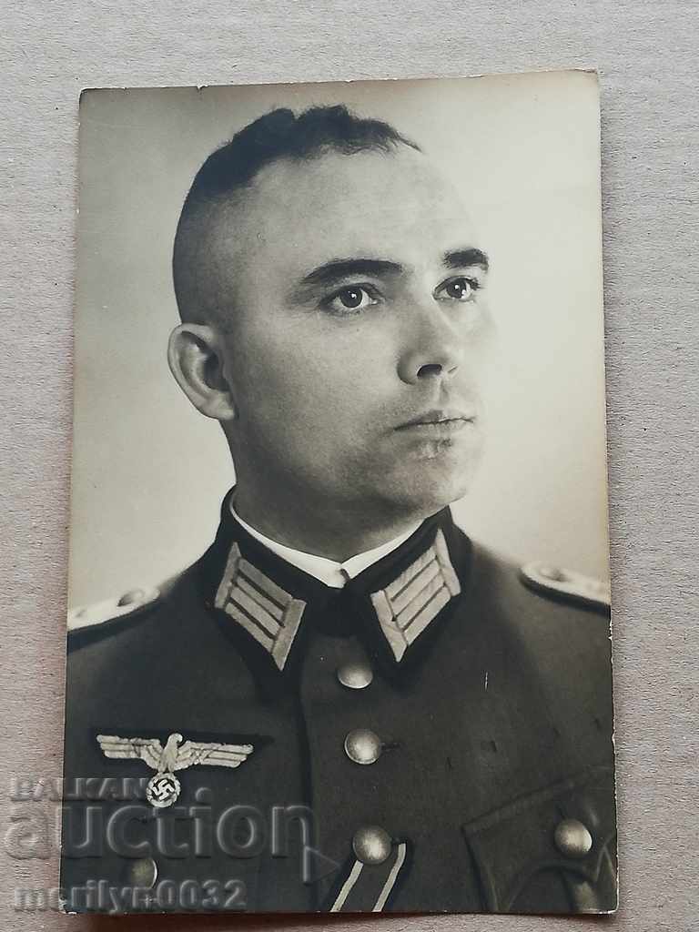 Снимка на немски офицер униформа  WW2 Вермахт ОРИГИНАЛ