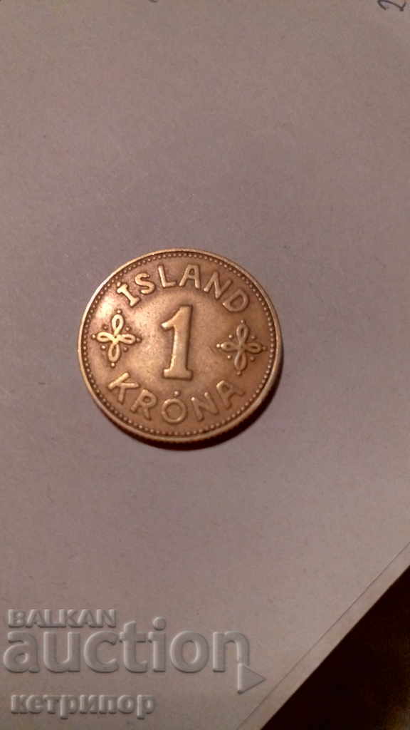 1 kron Iceland 1940